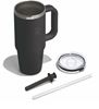 Picture of 24OZ TRAVEL TUMBLER CLEAR LID BLACK